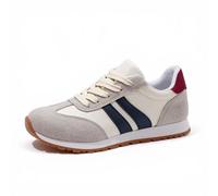 Scarpe da Ginnastica Donna, Scarpe da Trekking Donna Alte Date Basse Traspiranti Sneaker Comode Corsa Platform Shoes Senza Lacci Camminata Casual Ortopediche Marina 38 1