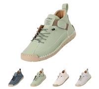 Scarpe da Ginnastica Donna Uomo Ortopediche in Pelle Comode Fondo Morbido Arch Support Scarpe da Camminare Fatte A Mano Plantar Fasciitis Traspirante Slip On Ortotico per Quotidiano Casual