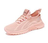 Scarpe da Ginnastica e Sportive Da Donna A Buon Mercato Slip on Leggero Scarpe Morbido Pizzo Suole Confortevoli Ete Da Corsa Atletica Scarpe Sneakers Palestra Tennis Walking, Rosa, 43 EU