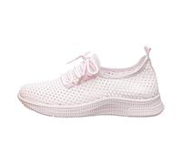 Scarpe da ginnastica estive da donna, leggere, in rete, traspiranti, memory foam, comode scarpe da ginnastica, da corsa, da strada, Colore: rosso, 37.5 EU