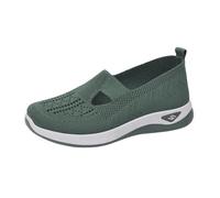 Scarpe da Ginnastica Estive da Donna, Scarpe da Passeggio Slip-On in Mesh Traspirante, Scarpe da Ginnastica con Cuscino d'Aria Sandali Morbidi e Comodi Scarpe Sportive per Allenamento (41,Blau)