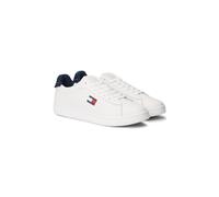 Tommy Jeans Uomo Sneakers con Suola Preformata Archive '98 in Pelle, Multicolore (RWB), 43