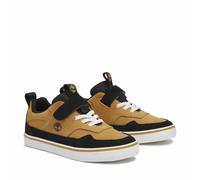 Scarpe da ginnastica in pelle con lacci elasticizzati STONE JUMP LOW HOOK & LOOP Giallo 35
