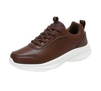 Scarpe da ginnastica in pelle da uomo con supporto per arco plantare in memory foam ortopediche traspiranti scarpe da corsa atletiche antiscivolo spesse scarpe da passeggio morbide e comode scarpe da