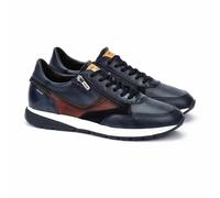 Scarpe da ginnastica in pelle Getafe Blu 45