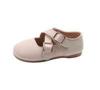 Scarpe da ginnastica indoor 29 scarpe Bowknot First Shoes Buckle Strap Toddler Soft Bottom Breathable Princess Shoes Scarpe da ragazza 34, bianco, 27 EU