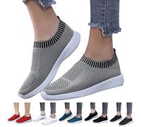 Scarpe da ginnastica larghe da donna, scarpe da ginnastica alla moda, scarpe da ginnastica antiscivolo con fascia elastica, scarpe estive leggere e comode, soletta in memory foam, scarpe da jogging