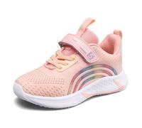 Scarpe da Ginnastica Moda Bambine con Allacciatura e Tomaia in Rete Ideali per Corsa e Utilizzo Quotidiano Comode e Stilose (34 Big Kids)