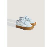 Scarpe Vans Old Skool Sidestripe azzurro chiaro bianco Neonati - 23.5
