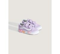 Vans - Farfalla unisex per bambini Old Skool V (bambino/bambino), Orchidea morbida, 14.0 cm