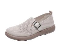 Scarpe da ginnastica ortopediche da donna Arch Suppoprt Estate Nuove Donne Cento Casual Un Piede Staffa Net Fondo Morbido Confortevole Testa Rotonda Scarpe Casual, bianco, 37 EU