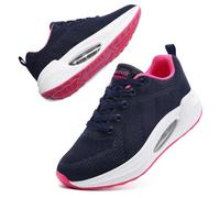 Scarpe da ginnastica ortopediche da donna, con cuscinetto d'aria, leggere, traspiranti, da corsa, con suola a rocker antiscivolo, scarpe sportive da donna, Bluerose, 40 EU