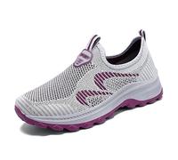 Scarpe da ginnastica ortopediche da donna ideali for fascite plantare, sollievo dal dolore ai piedi e al tallone, comode scarpe da ginnastica da donna casual da donna ( Color : Gray , Size : 36 EU )