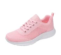 Scarpe da ginnastica ortopediche da donna, leggere, traspiranti, in rete, sportive, da corsa, antiscivolo, casual, palestra, tennis, jogging, rosa, 38.5 EU