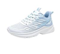 Scarpe da ginnastica ortopediche da donna, scarpe da corsa da donna, leggere, traspiranti, in rete, per atletica, corsa, antiscivolo, casual, palestra, tennis, jogging, Blu, 38 EU