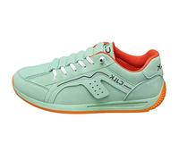 Scarpe da ginnastica ortopediche da uomo, comode, antiscivolo, in pelle, impermeabili, con supporto, per il tempo libero, leggere, per attività all'aperto, passeggiate, corsa su strada, verde, 43 EU