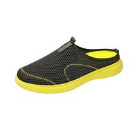 Scarpe da ginnastica ortopediche da uomo, comode, con cinturino regolabile, in rete, leggere, traspiranti, scarpe casual per il tempo libero quotidiano, Verde, 38 EU