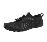 Scarpe da ginnastica ortopediche da uomo per uomo sneakers leggere all'aperto coppia uomo alpinismo casual scarpe sportive cinturino fibbia spiaggia corsa traspirante morbido fondo scarpe, Nero , 42.5