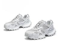 Scarpe da Ginnastica Oxford da Donna alla Moda - Sneakers Casual con Lacci, Leggere, Primaverili E Autunnali, Super Morbide, con Colori Coordinati, Scarpe Basse Versatili,Grey-39