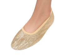 Scarpe da Ginnastica Pantofole da Danza Ballerine per Donne Uomini Ragazze Ragazzi con Suola in Gomma con Paillettes