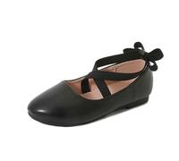 Scarpe da ginnastica per bambine con design fisso per comfort quotidiano e supporto versatile Calzature eleganti che completano ogni outfit festivo e informale Facili da indossare (Black, 36 Big Kids)