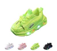 Scarpe da ginnastica per bambini con glitter scintillanti in gomma morbida in pizzo scarpe da passeggio per ragazzi ragazze all'aperto corsa caviglia scarpe leggere antiscivolo comode scarpe leggere