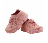 Scarpe da ginnastica per bambini, in rete, traspiranti, casual, per ragazzi e ragazze, con suola morbida, design leggero, calzature per tutti i giorni per bambini per la scuola, 03 rosa., 27 EU
