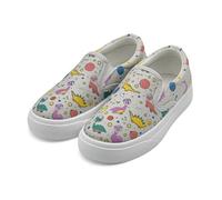 Scarpe da ginnastica per bambini ragazzi scarpe di tela ragazzi ragazze imparare a camminare dinosauro stampa gomma laziana scarpe elastiche per bambini età 1 14 comode scarpe per bambini, 04 grigio
