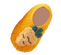 Scarpe da Ginnastica per Neonati con Suola Morbida Antiscivolo e Design Cartoon per Primi Passi e Gattonamento Confortevole (Yellow, 22 Toddler)