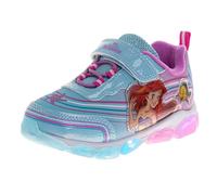Scarpe da ginnastica per ragazze con personaggi illuminate a LED, per ragazze, Principessa Disney, Moana, Sirenetta, Stitch, Minnie, Frozen, Barney Paw Patrol (taglie: 5-10 bambini piccoli/11-12