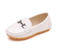 Scarpe da Ginnastica per Ragazzi con Suola Flessibile e Design Traspirante Ideali per attività Scolastiche e Tempo Libero Quotidiano Comfort garantito (White-1, 6-7 Years)