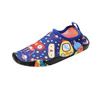 Scarpe da ginnastica per ragazzi facili da allacciare scarpe da ragazzo in gomma a rete ad asciugatura rapida 38 anni suola a piedi nudi calzini da snorkeling cartoni animati scarpe sportive pompe