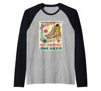 Scarpe da Ginnastica più comode del Futuro retrò Vintage High Art Maglia con Maniche Raglan