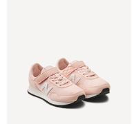 New Balance Bambinos' 323 Bungee Lace W/ Hook & Loop TOP STRAP in Rosa/Bianco, Sintetica, Taglia 33
