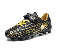 Scarpe da ginnastica Ragazzi Punta Larga Box Scarpe Ragazzi Moda Dinamica Borchie Lunghe Chiusura Gioventù Formazione Matchplay Scarpe Sport, Nero , 39 1/3 EU