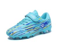 Scarpe da ginnastica Ragazzi Punta Larga Box Scarpe Ragazzi Moda Dinamica Borchie Lunghe Chiusura Gioventù Formazione Matchplay Scarpe Sport, Blu, 38/38.5 EU