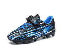 Scarpe da ginnastica Ragazzi Punta Larga Box Scarpe Ragazzi Moda Dinamica Borchie Lunghe Chiusura Gioventù Formazione Matchplay Scarpe Sport, Blu scuro, 36 2/3 EU