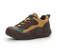 Scarpe da Ginnastica retrò Colorblock Donna con Protezione in Gomma per la Punta e Solette con Memory Foam Scarpe da Escursionismo per Avventure Primaverili e in Città,Marrone,42 EU