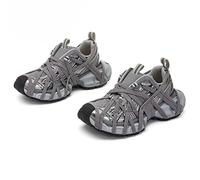 Scarpe da Ginnastica retrò da Donna alla Moda, Stile Vintage, con Lacci, Traspiranti, Leggere, Primavera-Autunno, con Colori Coordinati, Versatili e alla Moda.,Grey-37