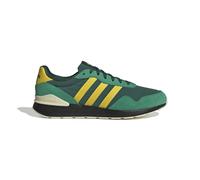 adidas Uomo Run 60s 4.0 Shoes, Collegiate Green/Yellow/Court Green, 41 1/3 EU