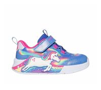 Skechers Scarpe da Ginnastica Unicorn Chaser da Bambina Blu Sparkle Multicolore 21.5 EU