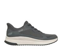 Skechers Uomo Bobs Squad 4 Slip-in ALLENATRICE, Charcoal Knit, 45 EU