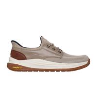 Skechers Meroe Alden, Scarpe da Ginnastica Uomo, Taupe Knit/Synthetic, 43 EU