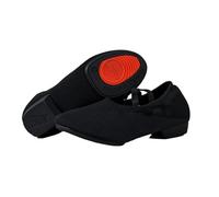 Scarpe da Ginnastica Slip-on Jazz Donna alla Moda Ballo Nette for Uomo Stivali Sportivi Neri for Ragazze for Bambini di età(1,31)