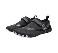 Scarpe da Ginnastica Sportive da Donna, comode e Leggere, per Camminare, per la Spiaggia, al Chiuso, per Sport Acquatici, con Chiusura a Strappo e Design con Tacco Piatto. (Black, 41)