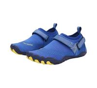 Scarpe da Ginnastica Sportive da Donna, comode e Leggere, per Camminare, per la Spiaggia, al Chiuso, Sport Acquatici, con Chiusura a Strappo e Design con Tacco Piatto. (Dark Blue, 39)