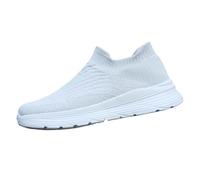 Scarpe da ginnastica traspiranti, da uomo, senza lacci | Scarpe da passeggio in stile retrò, in tinta unita, estive, comode, leggere, ideali per la corsa