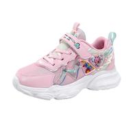 Scarpe da Ginnastica Traspiranti in Mesh per Bambine con Simpatica Stampa di Dinosauri, Leggere, alla Moda, Casual, Sportive per Esterni, Ideali per Le più Piccole. (33.5 Big Kids)