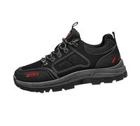 Scarpe da ginnastica traspiranti in rete, antiscivolo, scarpe da ginnastica più grandi, leggere, comode, per il tempo libero, per il fitness, per il jogging, per Driving Penny, Nero , 39 EU
