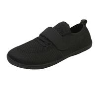 Scarpe Da Ginnastica Uomo Donna Piatte Traspirante Mesh Sneakers Scarpe Sportive Scarpe Da Passeggiata Leggero Fitness Jogging Scarpe Da Corsa Tendenze, Le Noir, 34 EU